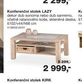 Konferenční stolek LAZY