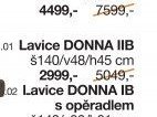 Lavice DONNA IIB