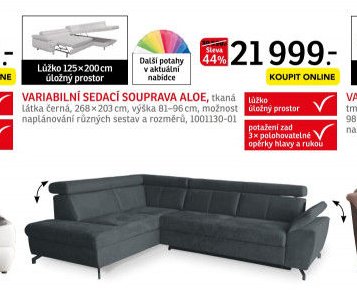 VARIABILNÍ SEDACÍ SOUPRAVA ALOE