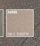 Granit dlažba hnědá