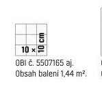 Obklad 10 x 10 cm
