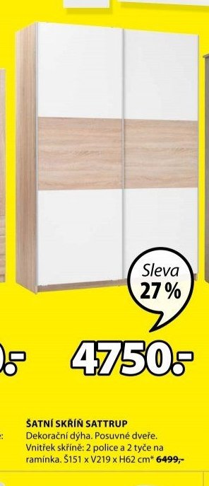 ŠATNÍ SKŘÍŇ SATTRUP