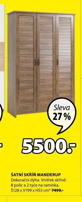 ŠATNÍ SKŘÍŇ MANDERUP