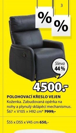 POLOHOVACÍ KŘESLO VEJEN