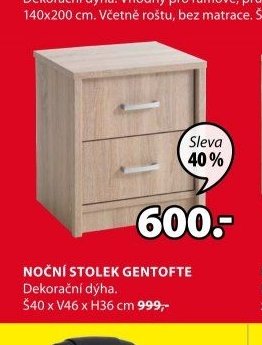 NOČNÍ STOLEK GENTOFTE