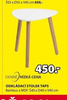 ODKLÁDACÍ STOLEK TAPS