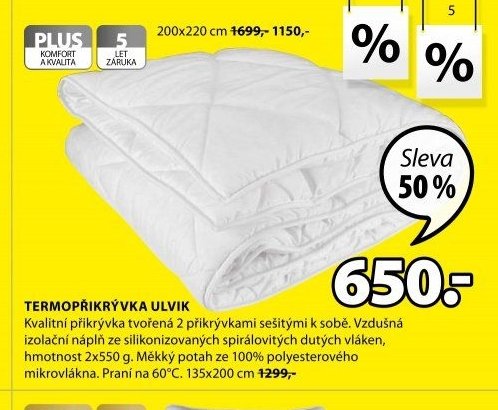 Termopřikrývka Ulvik