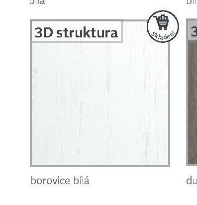 3D struktura - borovice bílá