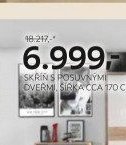 Skříň s posuvnými dveřmi