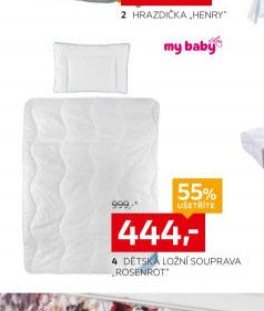 4 DĚTSKÁ LOŽNÍ SOUPRAVA „ROSENROT“