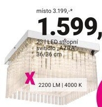 LED STROPNÍ SVÍTIDLO „AZRA“