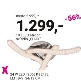 LED STROPNÍ SVÍTIDLO „ELIAL“
