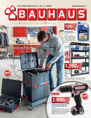 akční leták BAUHAUS 29.1.2020-3.3.2020