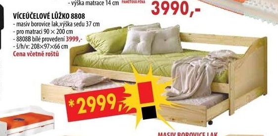 VÍCEÚČELOVÉ LŮŽKO 8808