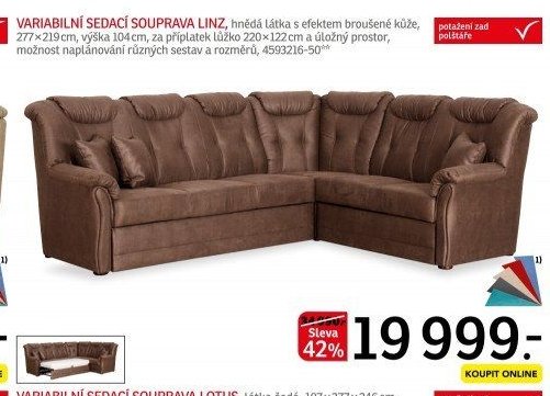 VARIABILNÍ SEDACÍ SOUPRAVA LINZ