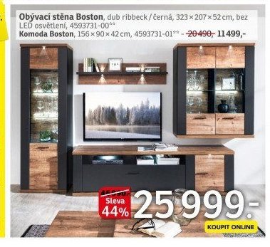 Obývací stěna Boston