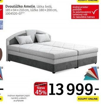 Dvoulůžko Amelie