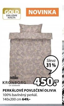 Perkálové povlečení OLIVIA