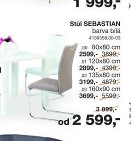 Stůl SEBASTIAN