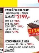 Dvoulůžko dub 50341