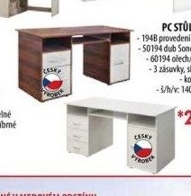 PC STŮL 194A buk