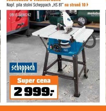Pila stolní Scheppach HS 81