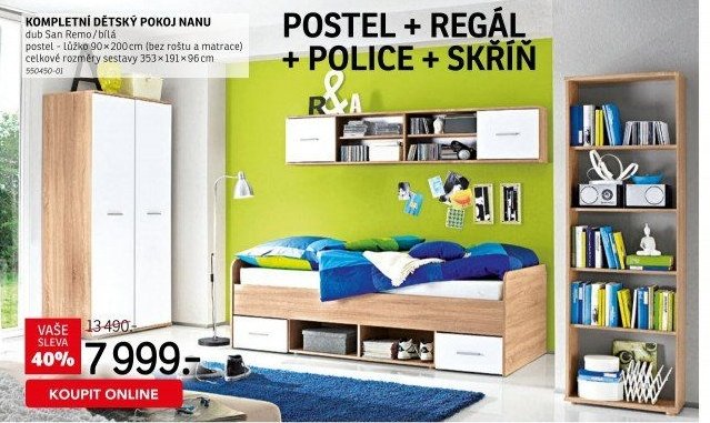 Kompletní dětský pokoj Nanu