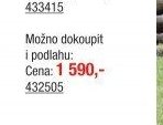 Možno dokoupit i podlahu