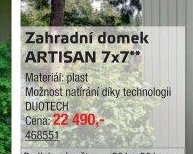 Zahradní domek ARTISAN 7x7**