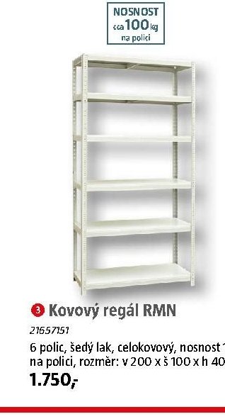 Kovový regál RMN