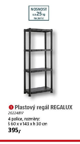 Plastový regál REGALUX 20224817