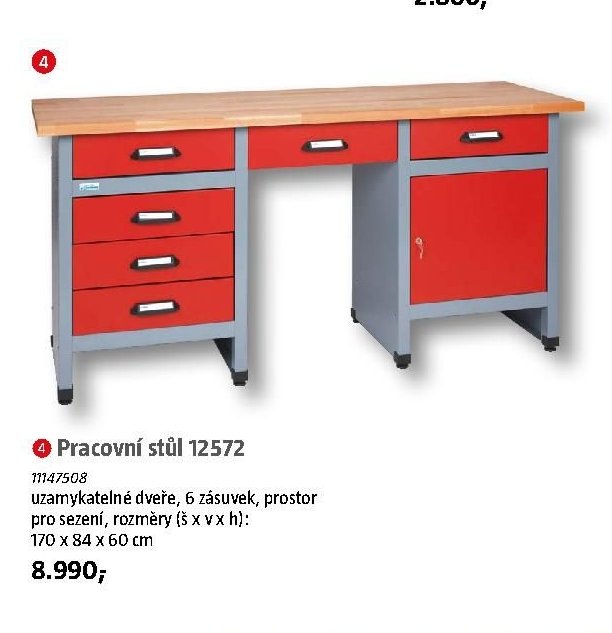 Pracovní stůl 12572
