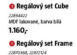 Regálový set Cube