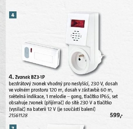 Zvonek BZ3-1P
