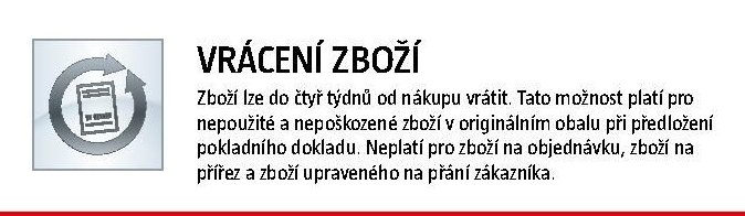 VRÁCENÍ ZBOŽÍ