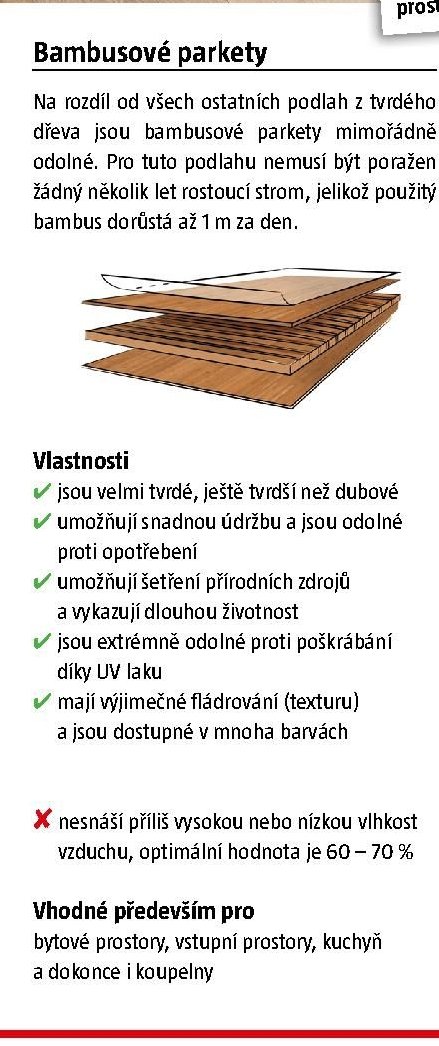 Bambusové parkety