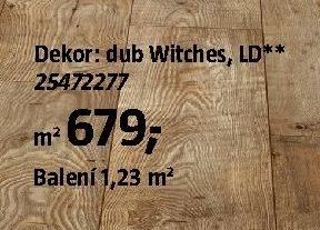 Laminátová podlaha, dekor: dub Witches, LD