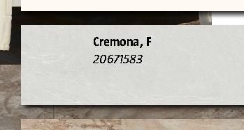 Cremona, F