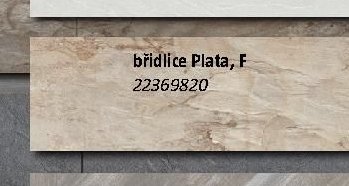 břidlice Plata, F