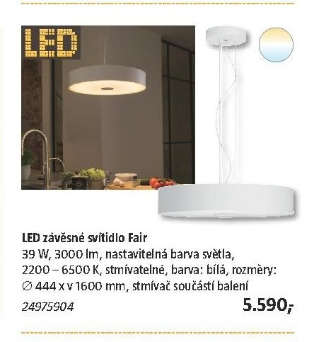 LED závěsné svítidlo Fair