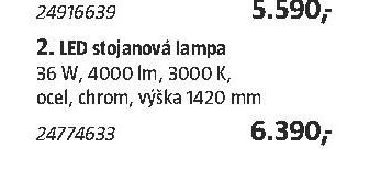 LED stojanová lampa