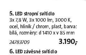 LED stropní svítidlo