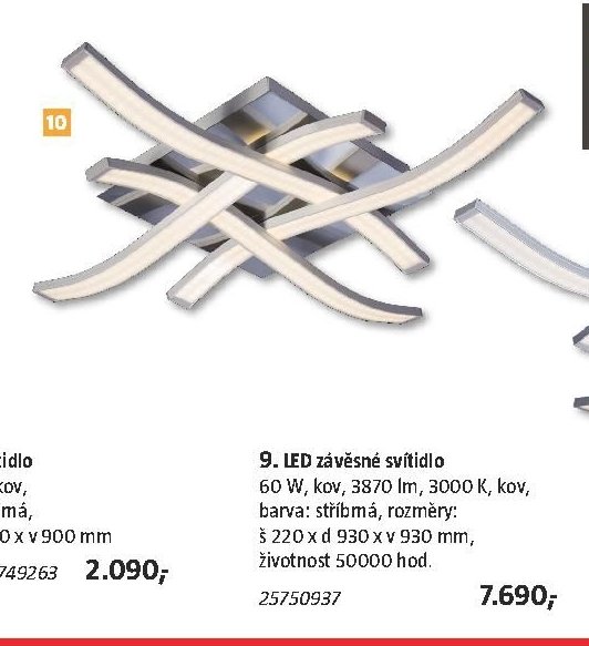LED závěsné svítidlo