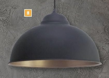Závěsné svítidlo (číslo 8 - horní vlevo)