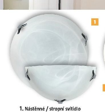 1. Nástěnné / stropní svítidlo