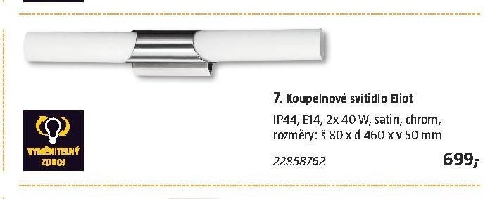 7. Koupelnové svítidlo Eliot