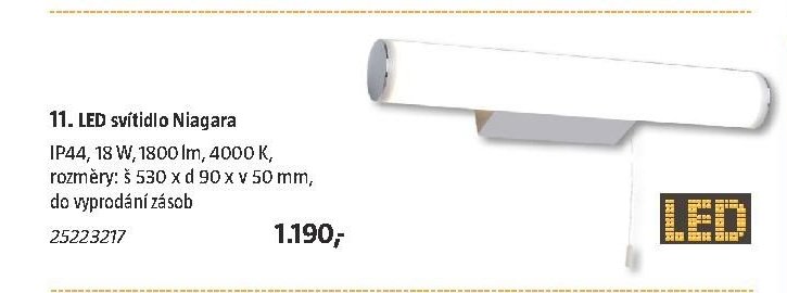 11. LED svítidlo Niagara