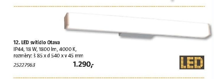 12. LED svítidlo Otava