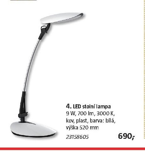 4. LED stolní lampa