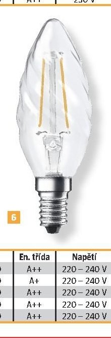Speciální LED zdroj, svíčka